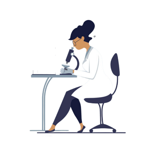 Cartoon representing research